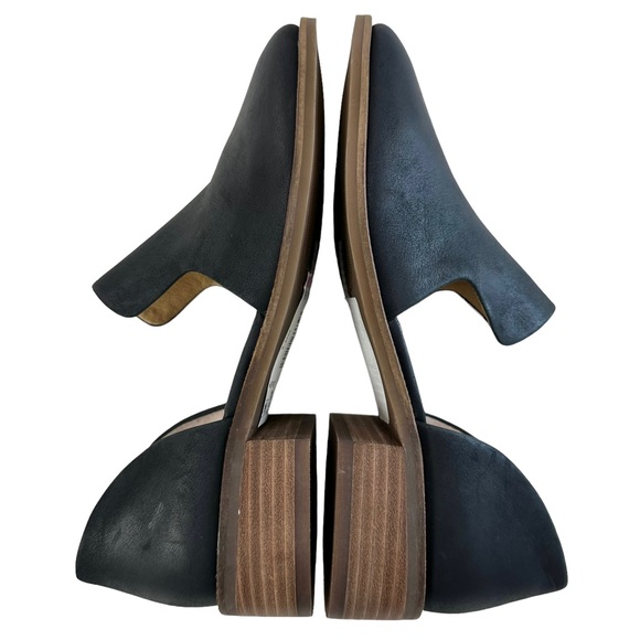 Lucky Brand Gennifa Black Leather Cutout Pump Size 6M - Picture 8 of 16